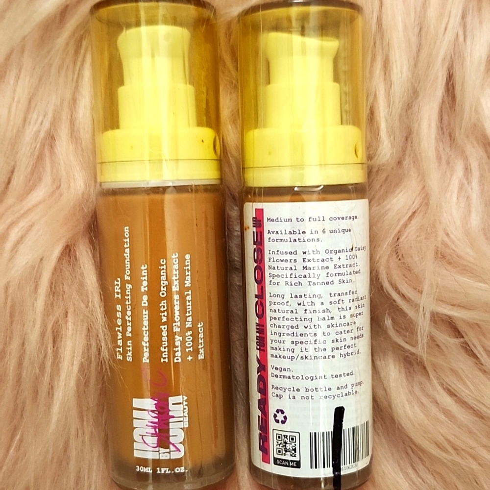 Brand New 2CT. BUNDLE UOMA BEAUTY FLAWLESS IRL SKIN FOUNDATION